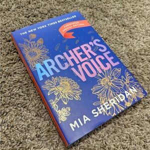 Archer's Voice by Mia Sheridan - Blue & Pink Hardcover